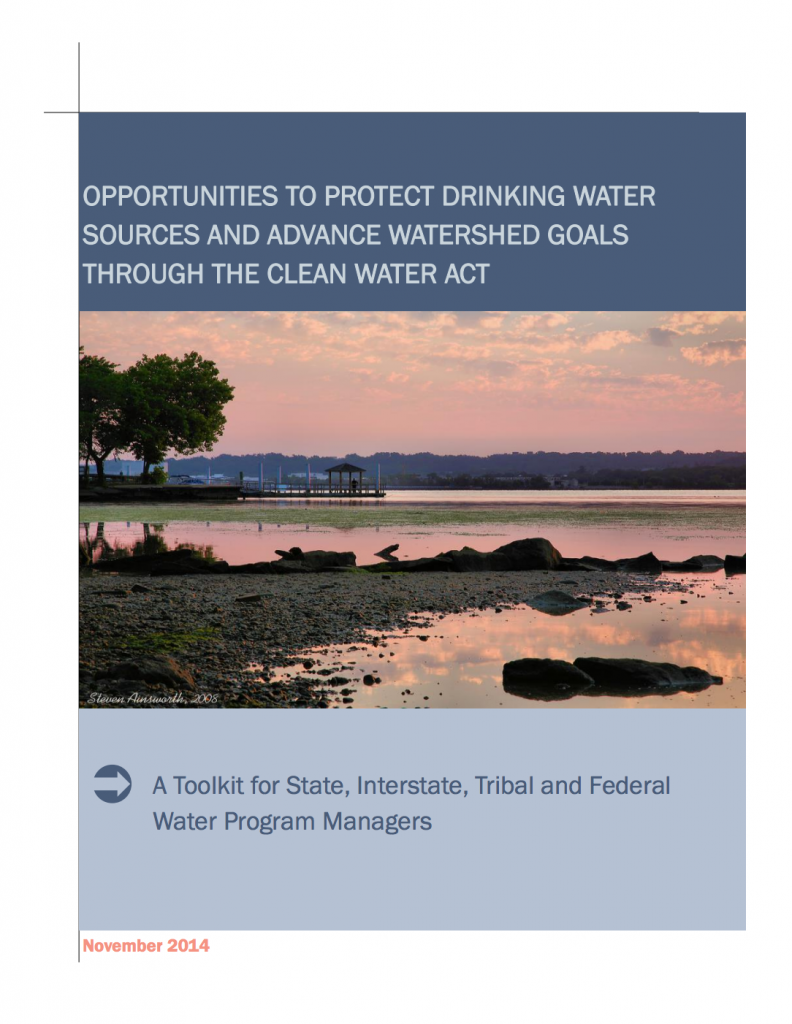 Cover to the Clean Water Act / Safe Drinking Water Act Toolkit